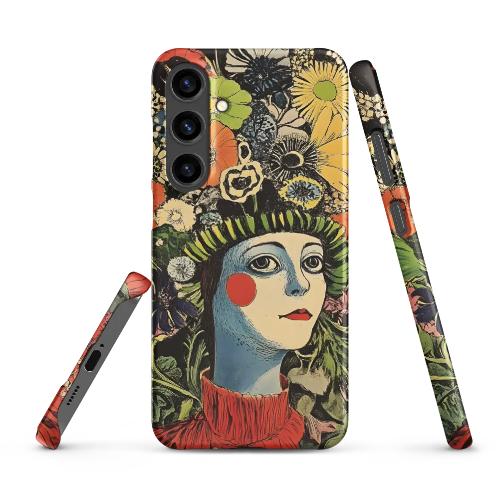 Floral Whimsy: A Portrait of Nature's Embrace