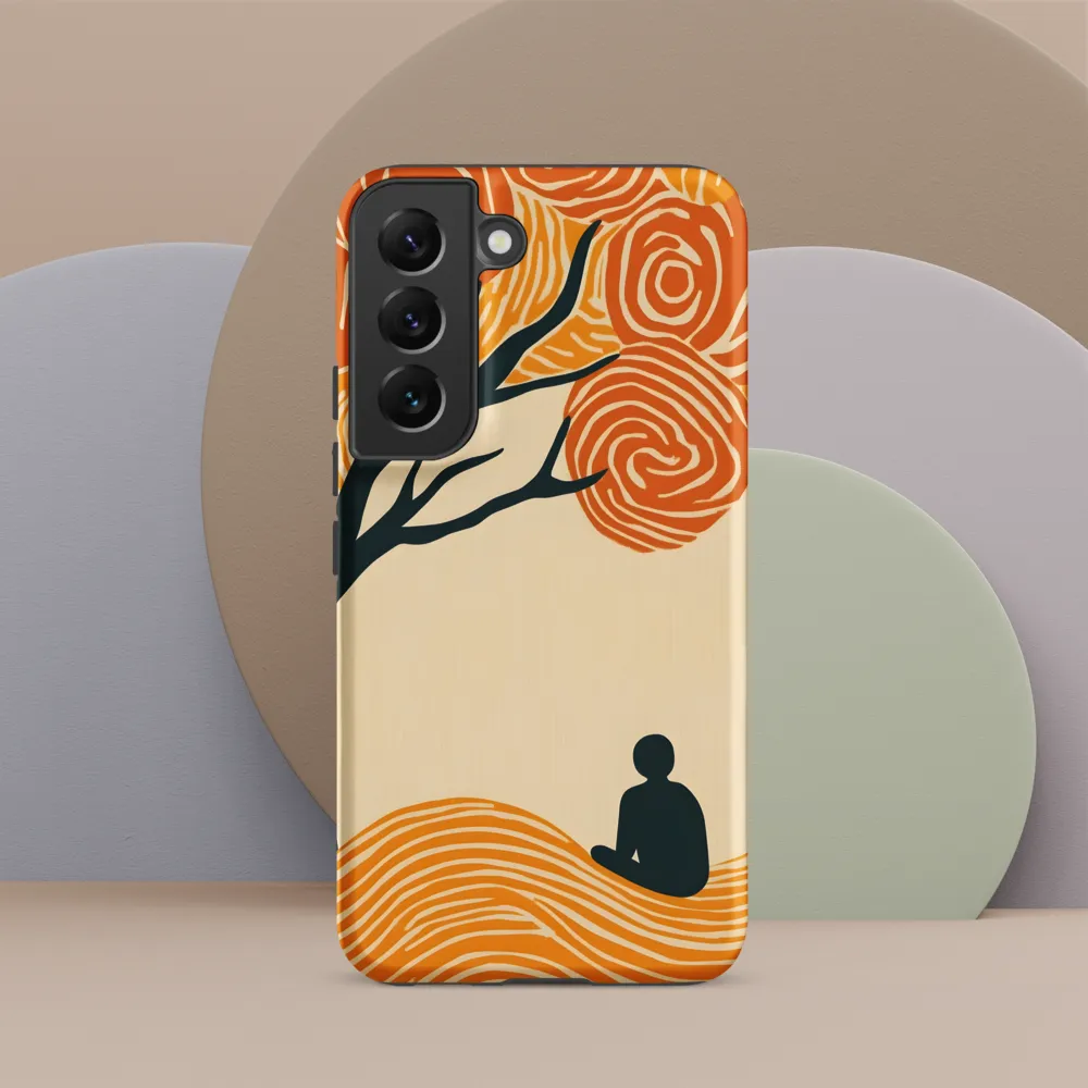 Silent Reflections under Swirling Leaves | Phone Case |  S22 | Tough Case | Matte