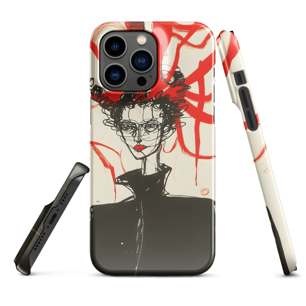 Dramatic Elegance in Red and Black