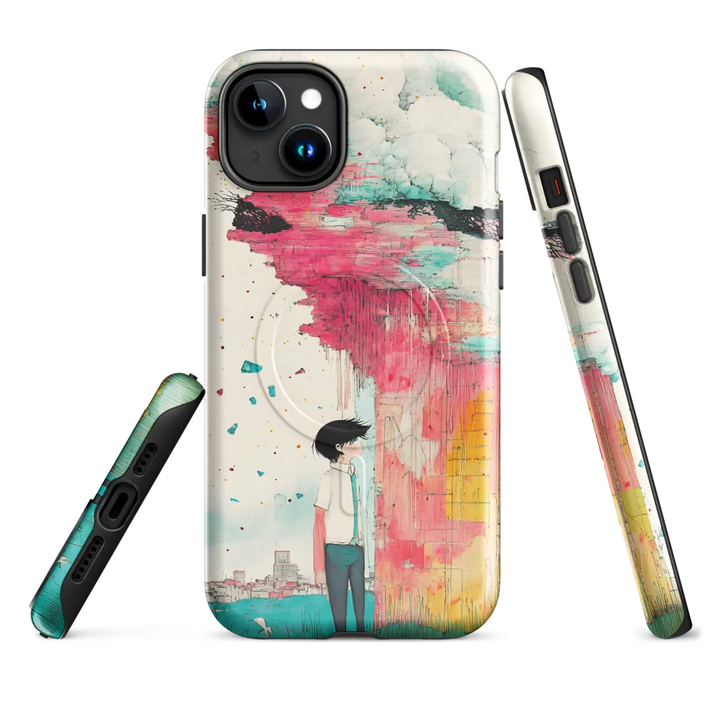 Whispers of the Urban Horizon | Phone Case |  15 Plus | MagSafe® Tough Case | Glossy