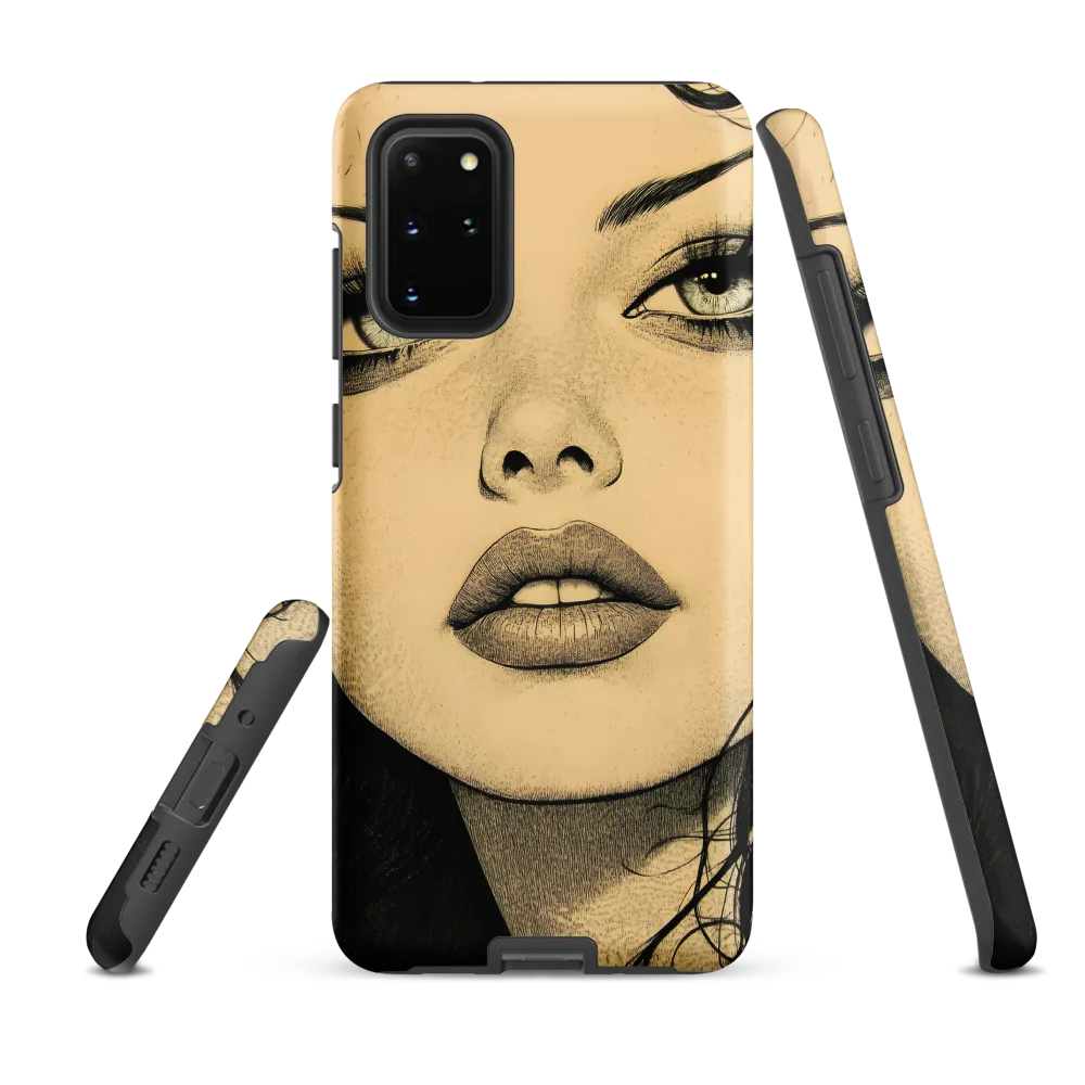 Enigmatic Gaze | Phone Case |  S20 Plus | Tough Case | Matte