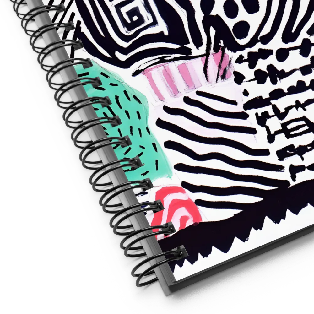 Rhythms of Color and Form | Spiral Notebook