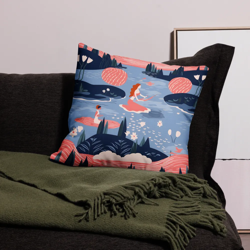 Whispers of Tranquility | Pillow & Pillow Case | Multiple Sizes