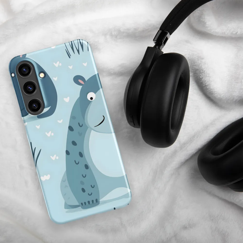 Whimsical Hippo Delight | Phone Case |  S24 Plus | Snap Case | Matte