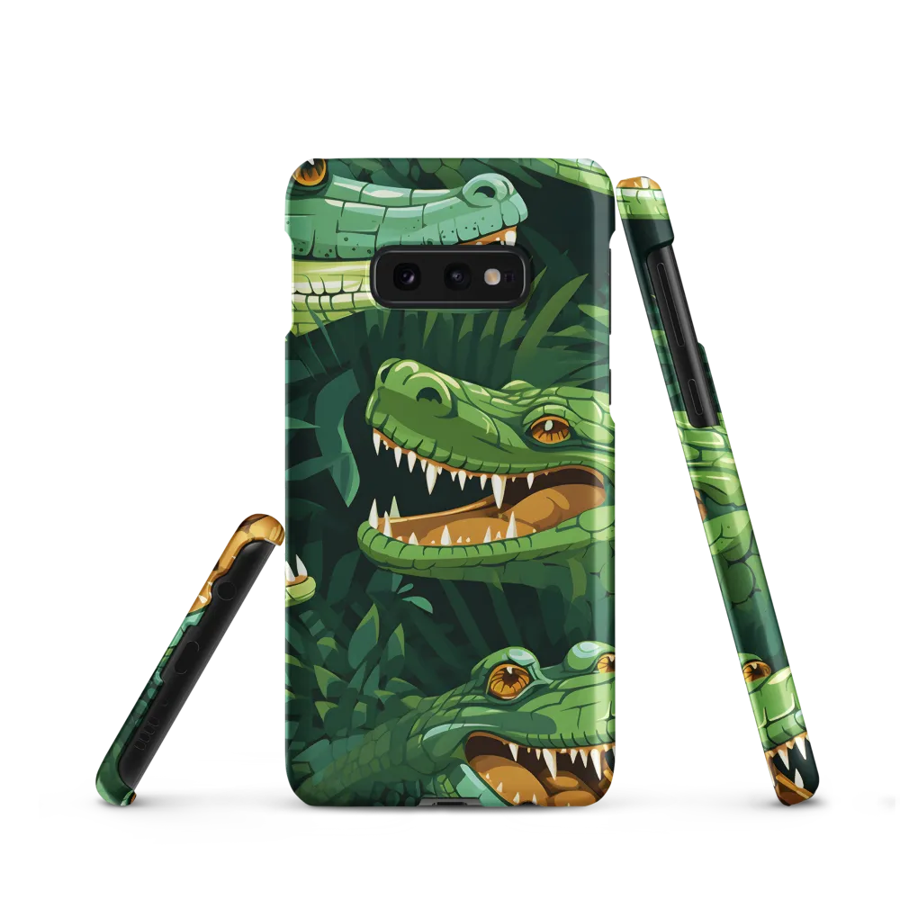 Fierce Crocodilian Medley | Phone Case |  S10e | Snap Case | Matte