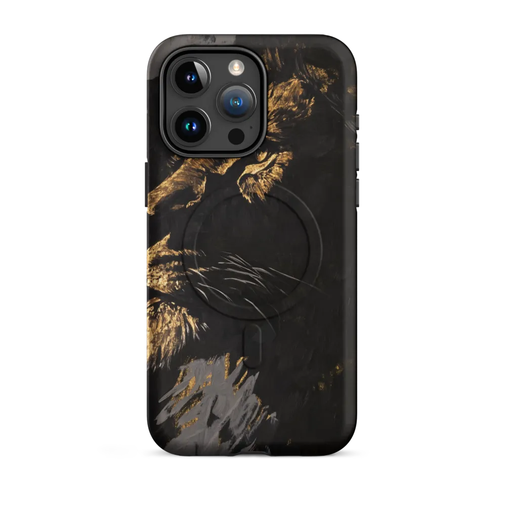 Majestic Gaze: The Golden Lion