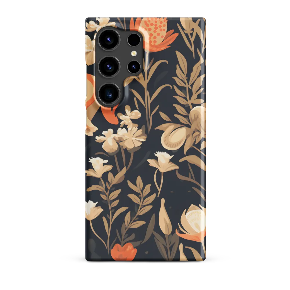 Floral Harmony: A Dance in the Dark