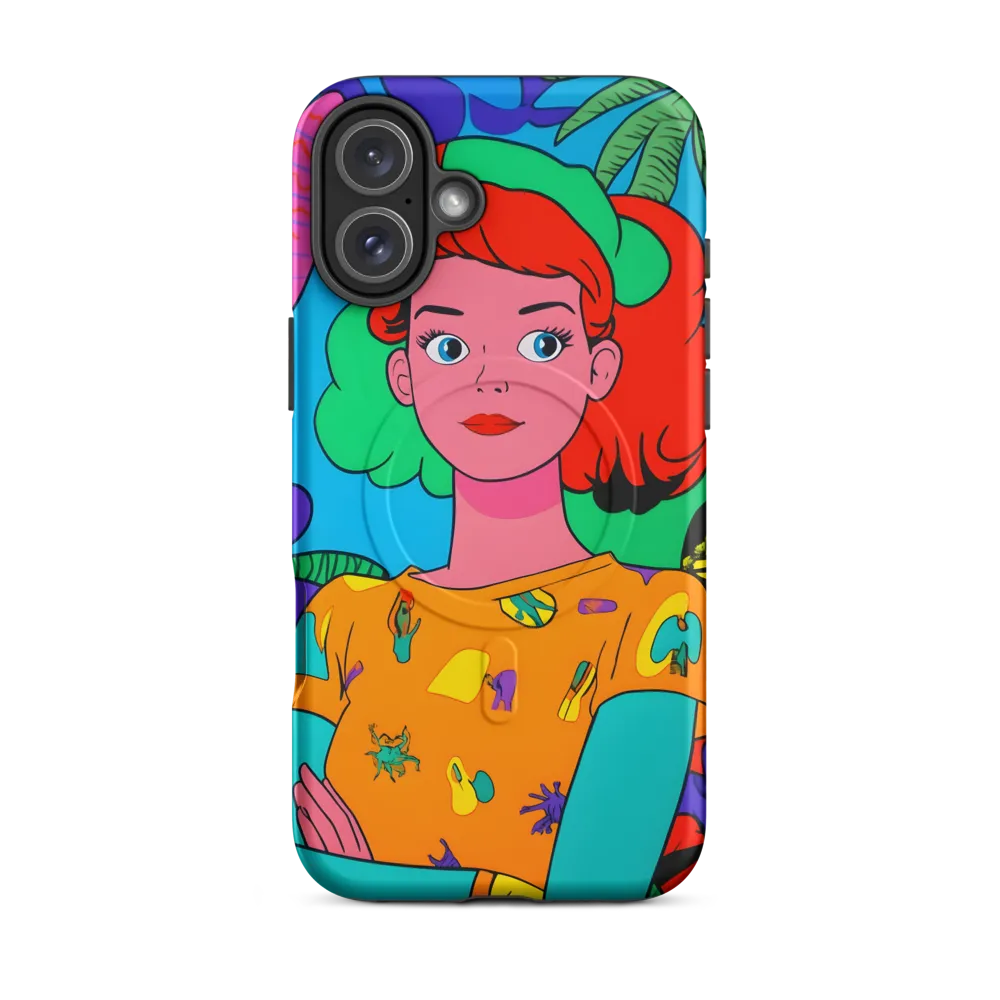 Tropical Vibes: A Playful Portrait
