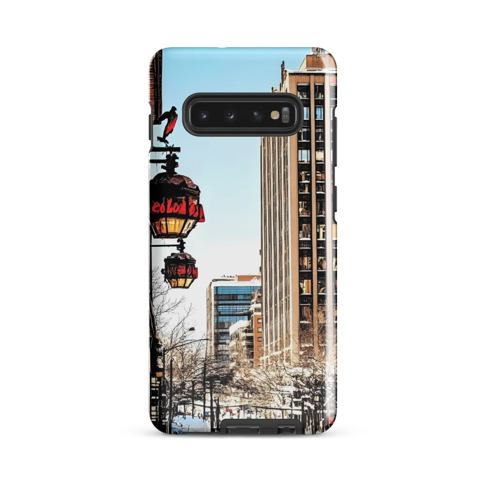 Winter's Urban Embrace | Phone Case |  S10 Plus | Tough Case | Glossy