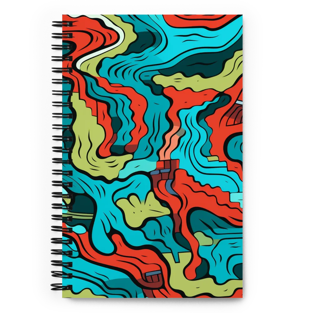 Flow of Color | Spiral Notebook