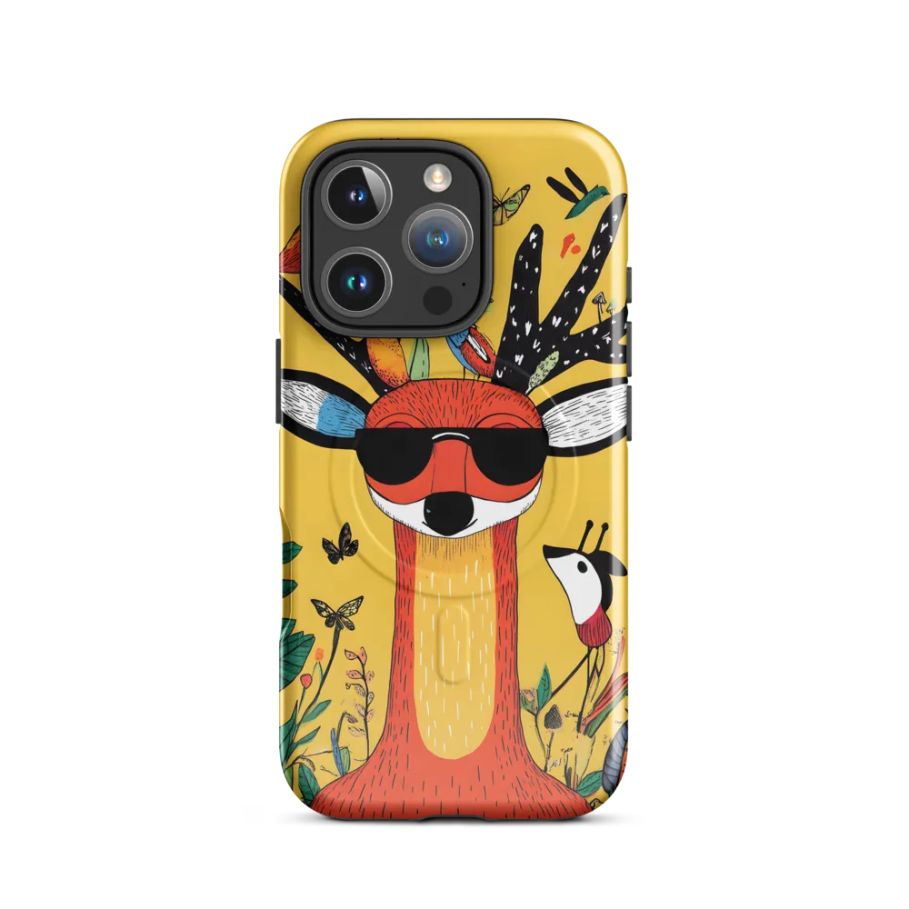 Playful Deer with Sunglasses