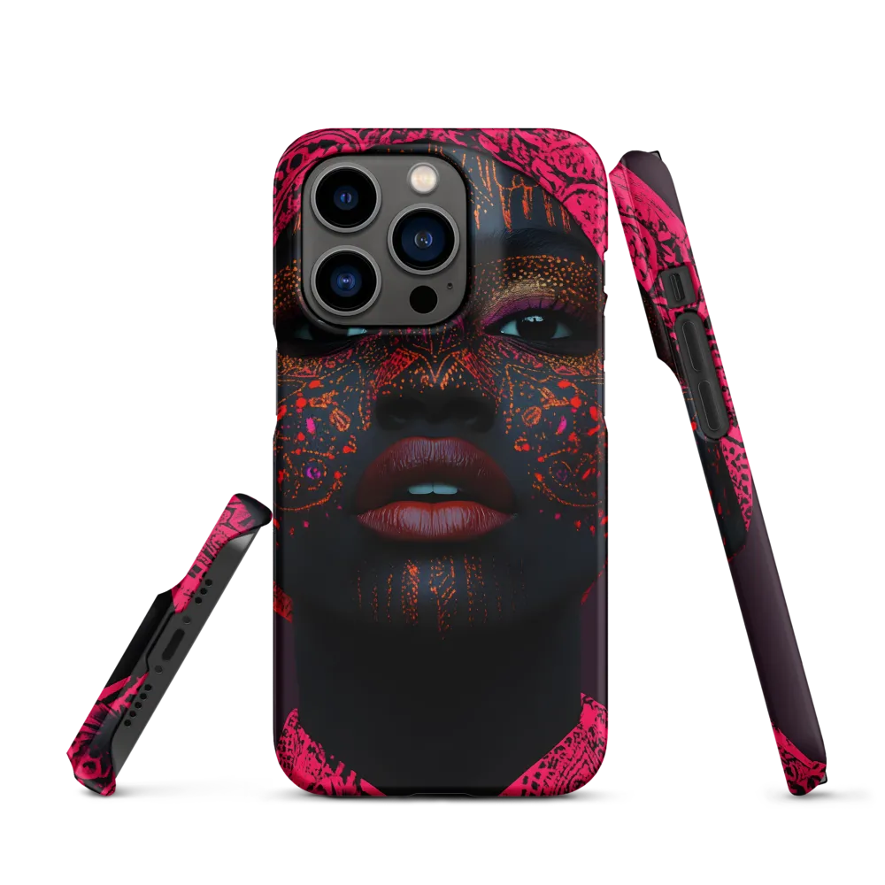 Neon Adornments: A Portrait of Cultural Expression