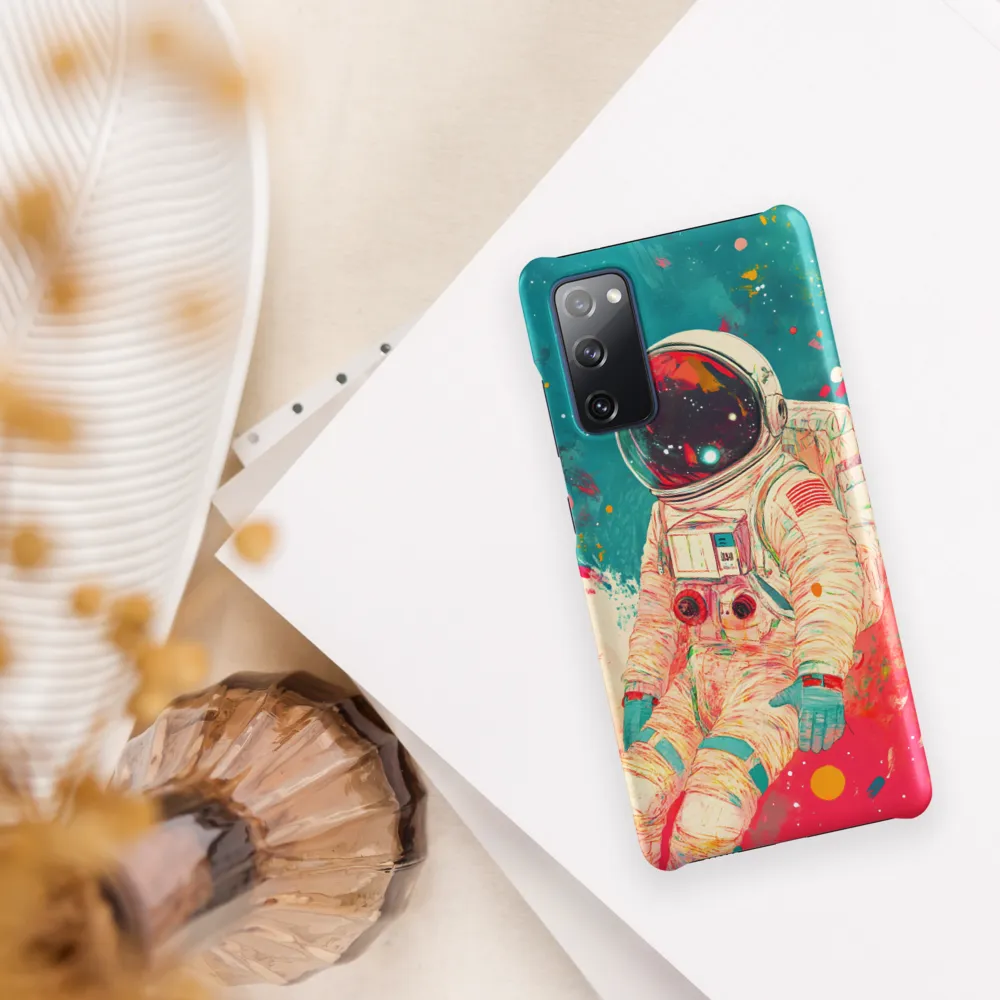 Cosmic Explorer: An Astronaut's Journey | Phone Case |  S20 FE | Snap Case | Matte