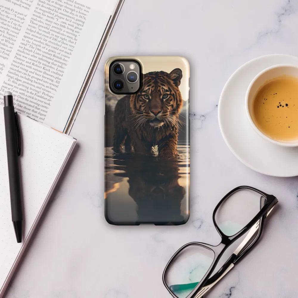 Majestic Reflection: The Tiger's Domain | Phone Case |  11 Pro Max | Snap Case | Glossy