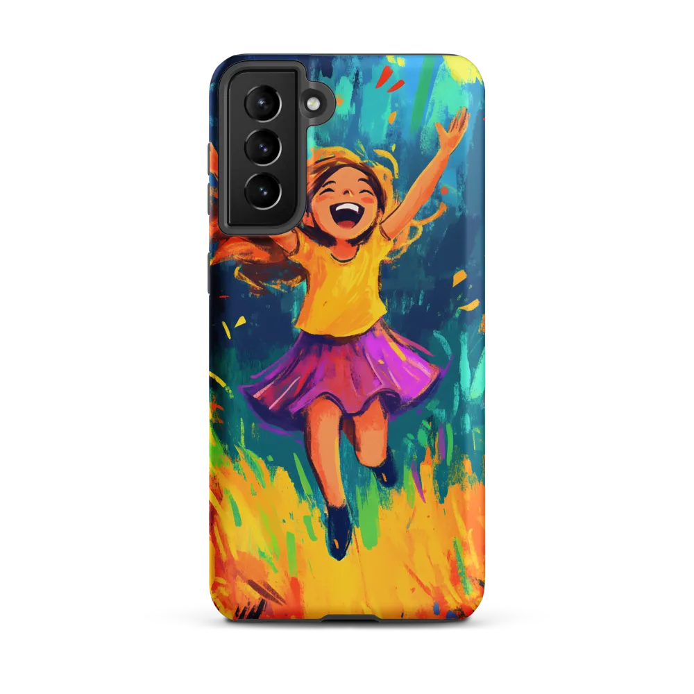 Joyful Escape into Nature | Phone Case |  S21 Plus | Tough Case | Matte