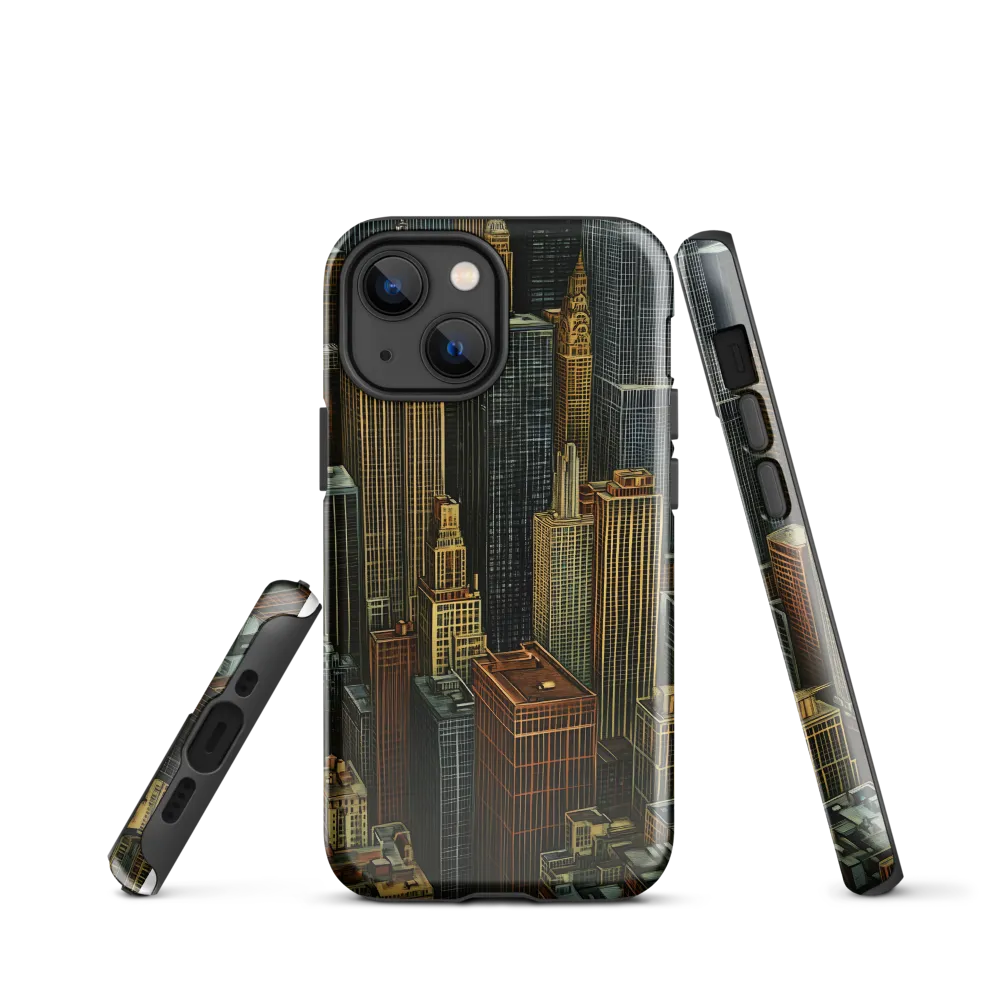 Urban Elegance: A Golden Cityscape