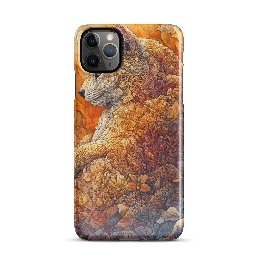 Whispers of the Forest: A Serene Fox | Phone Case |  11 Pro Max | Snap Case | Glossy