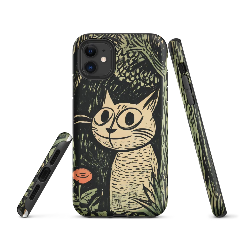 Whimsical Cat in the Forest