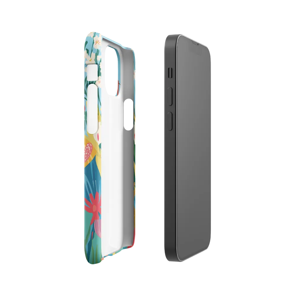 Dancing Among Blossoms | Phone Case |  13 Mini | Snap Case | Glossy