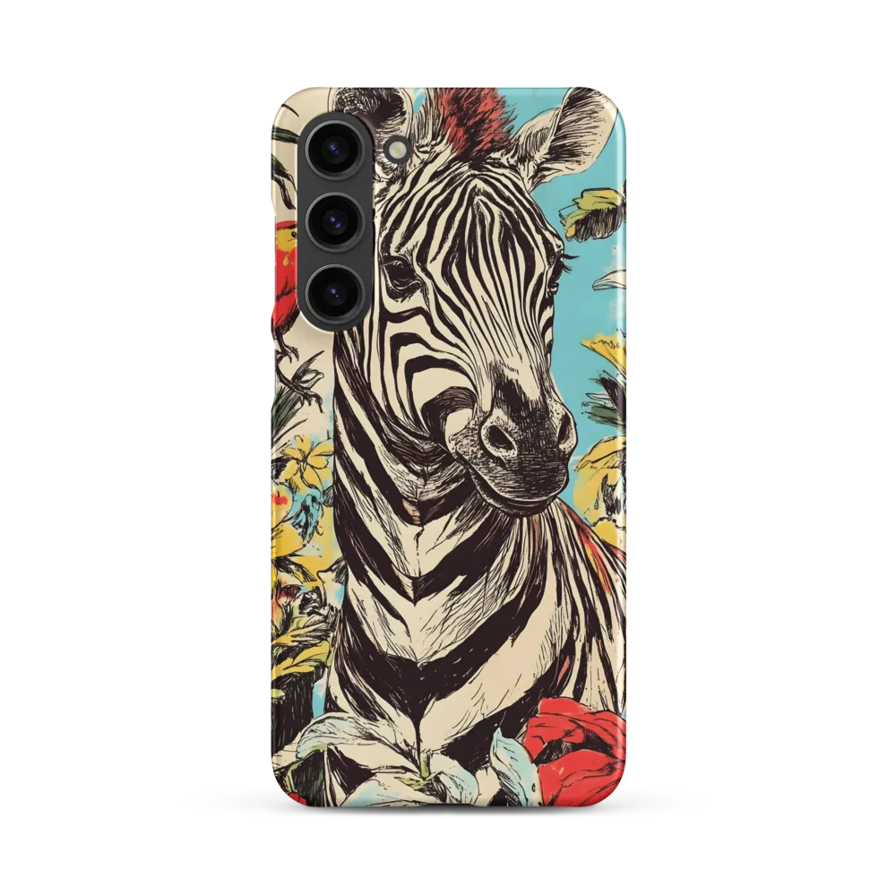 Zebra in Tropical Reverie