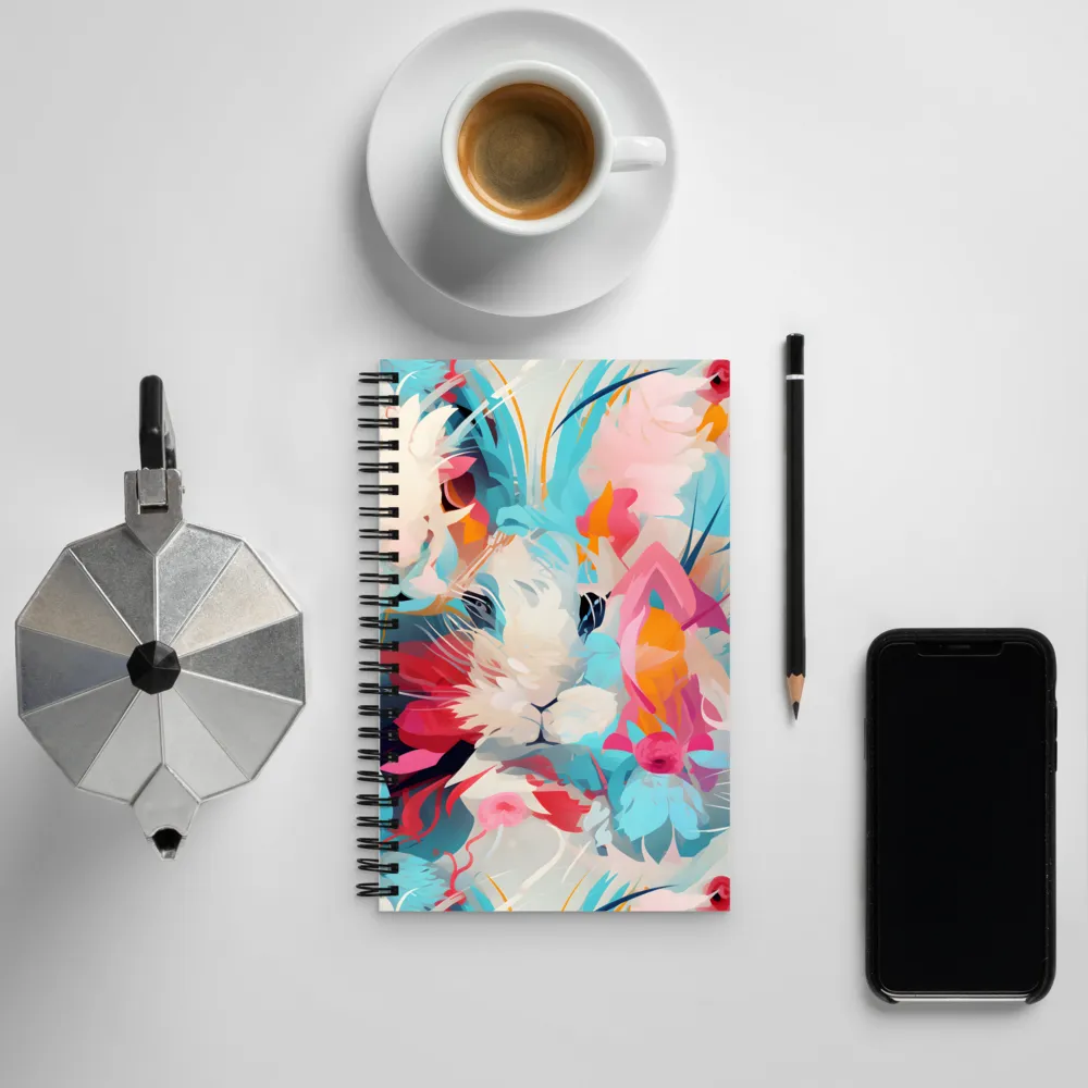 Whimsical Blooming Companions | Spiral Notebook