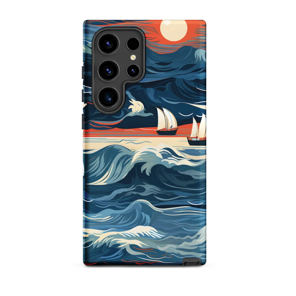 Ocean Whispers: A Voyage at Dusk