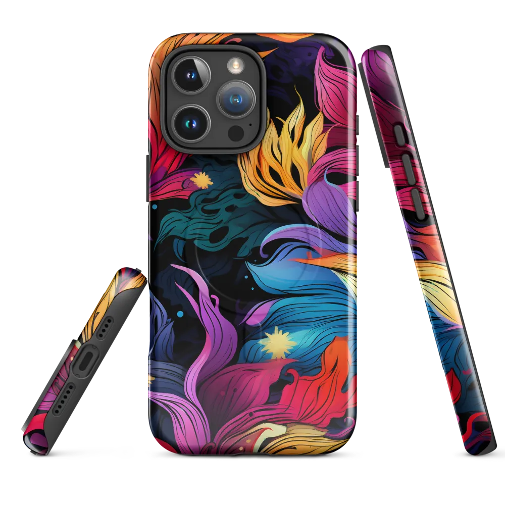 Floral Symphony | Phone Case |  16 Pro Max | MagSafe® Tough Case | Glossy