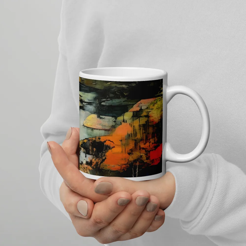 Harmony of Nature: An Abstract Journey | Mugs | Multiple Sizes & Colors