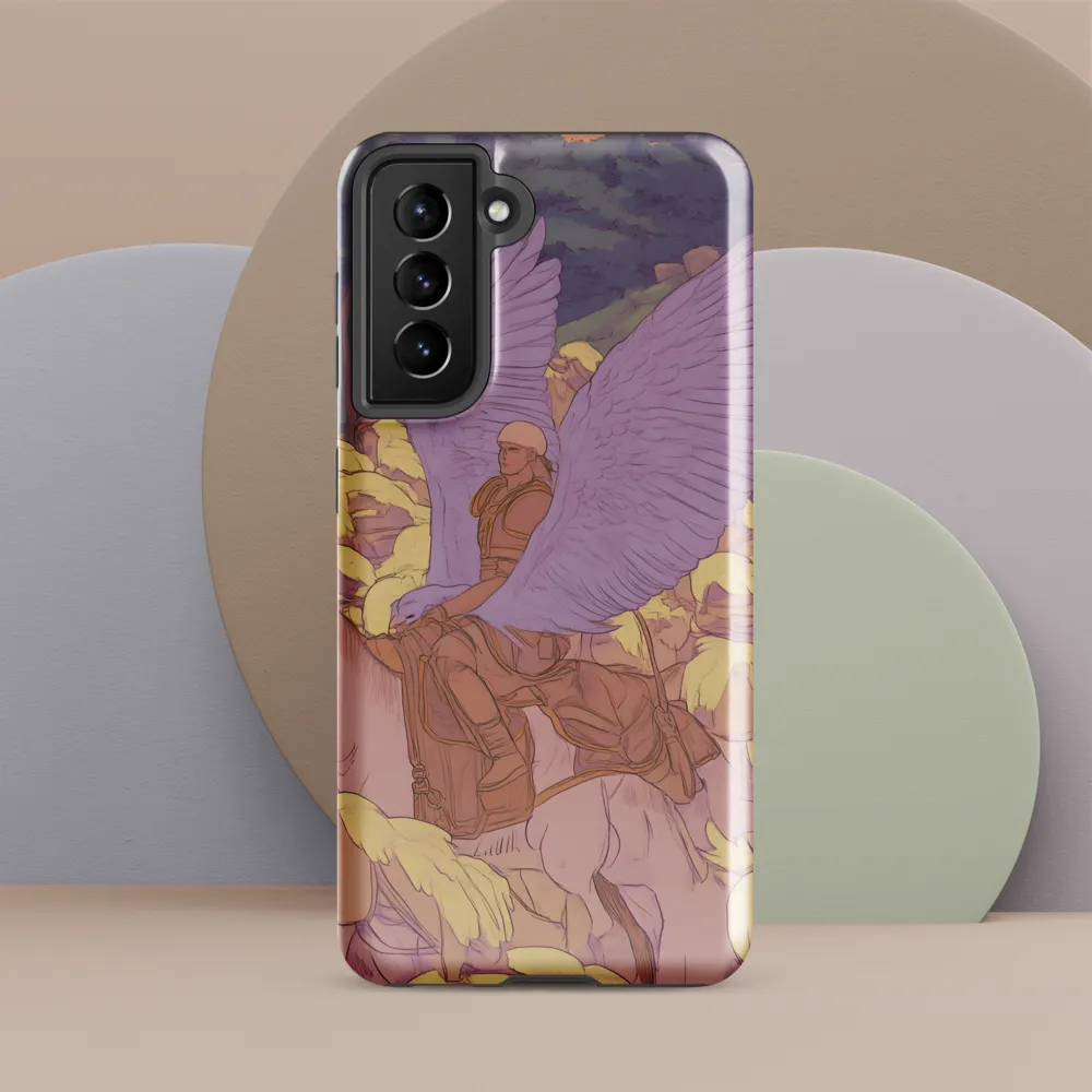 The Winged Guardian | Phone Case |  S21 | Tough Case | Glossy