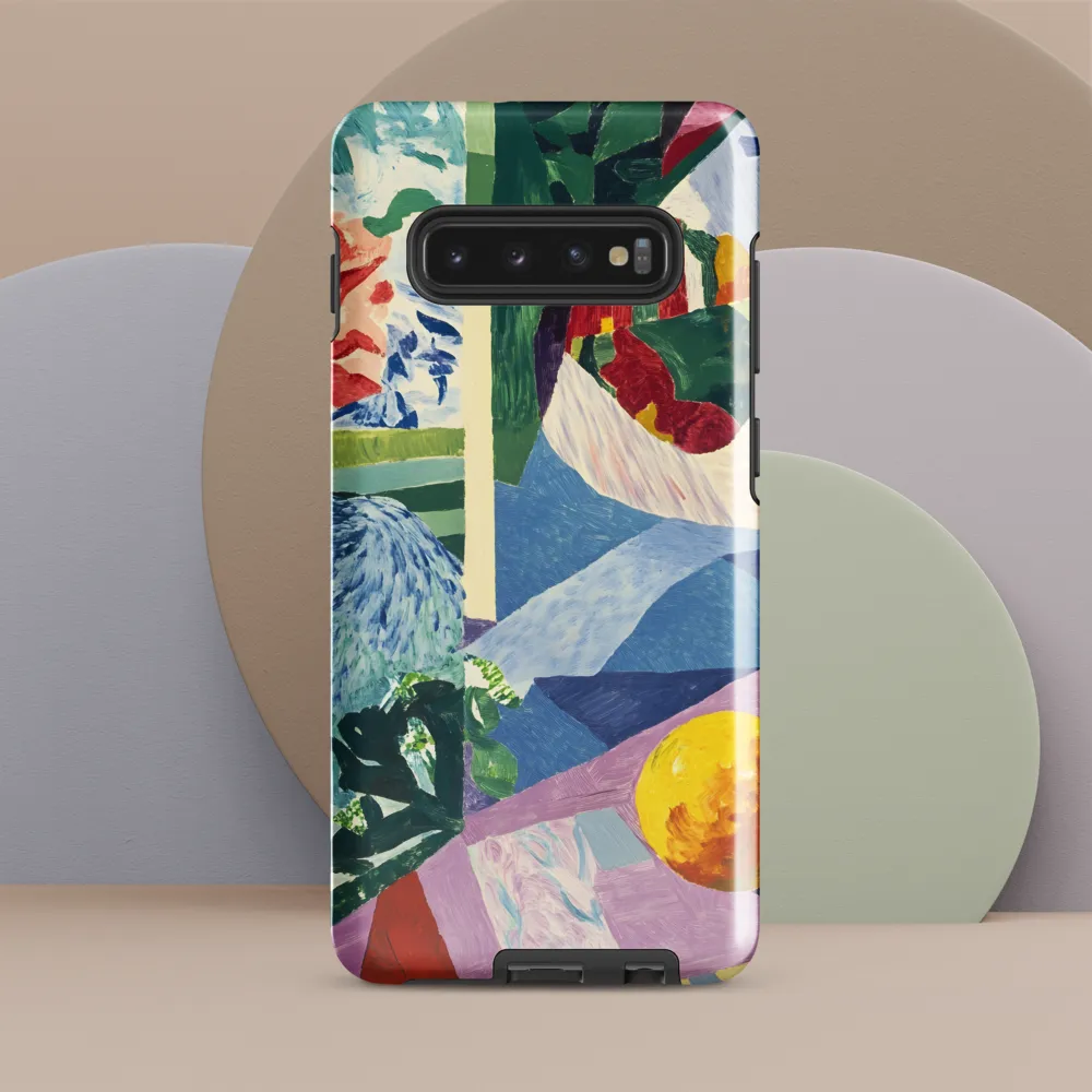 Playful Harmony in Color and Form | Phone Case |  S10 Plus | Tough Case | Glossy