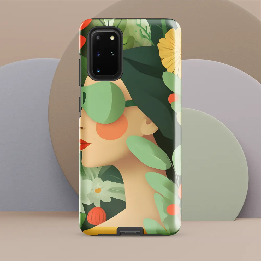 Nature's Serenity: A Modern Portrait | Phone Case |  S20 Plus | Tough Case | Glossy