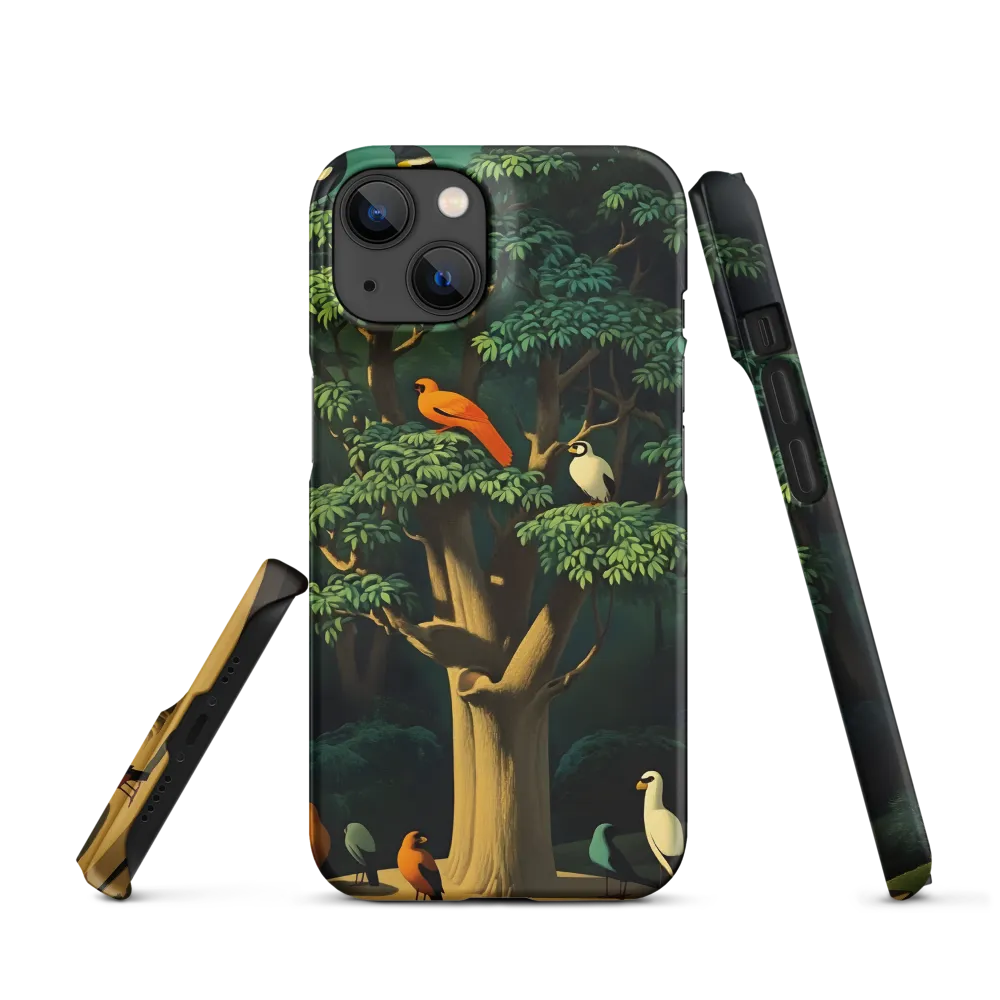 Harmony in Color: A Surreal Bird Symphony