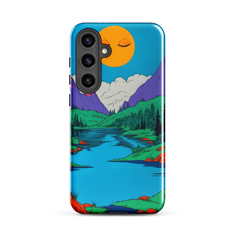 Whimsical Serenity in Vibrant Colors
