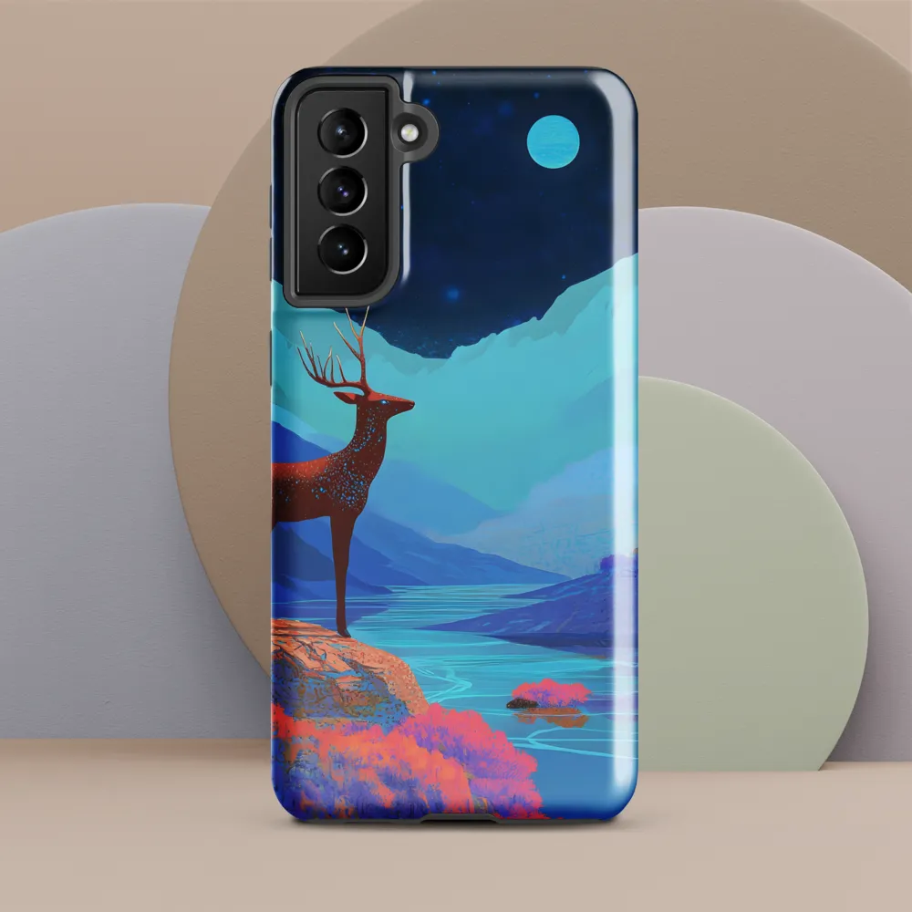 Cosmic Serenity: The Starlit Stag