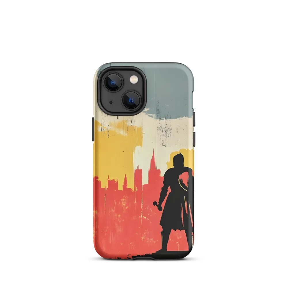 Hero in the Urban Dawn | Phone Case |  13 mini | Tough Case | Matte