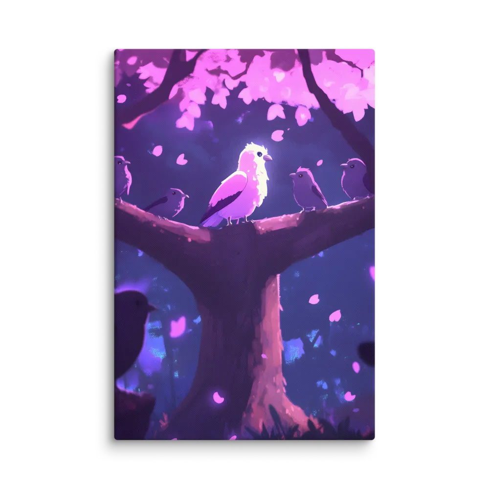 Petals and the Lit Sentinel