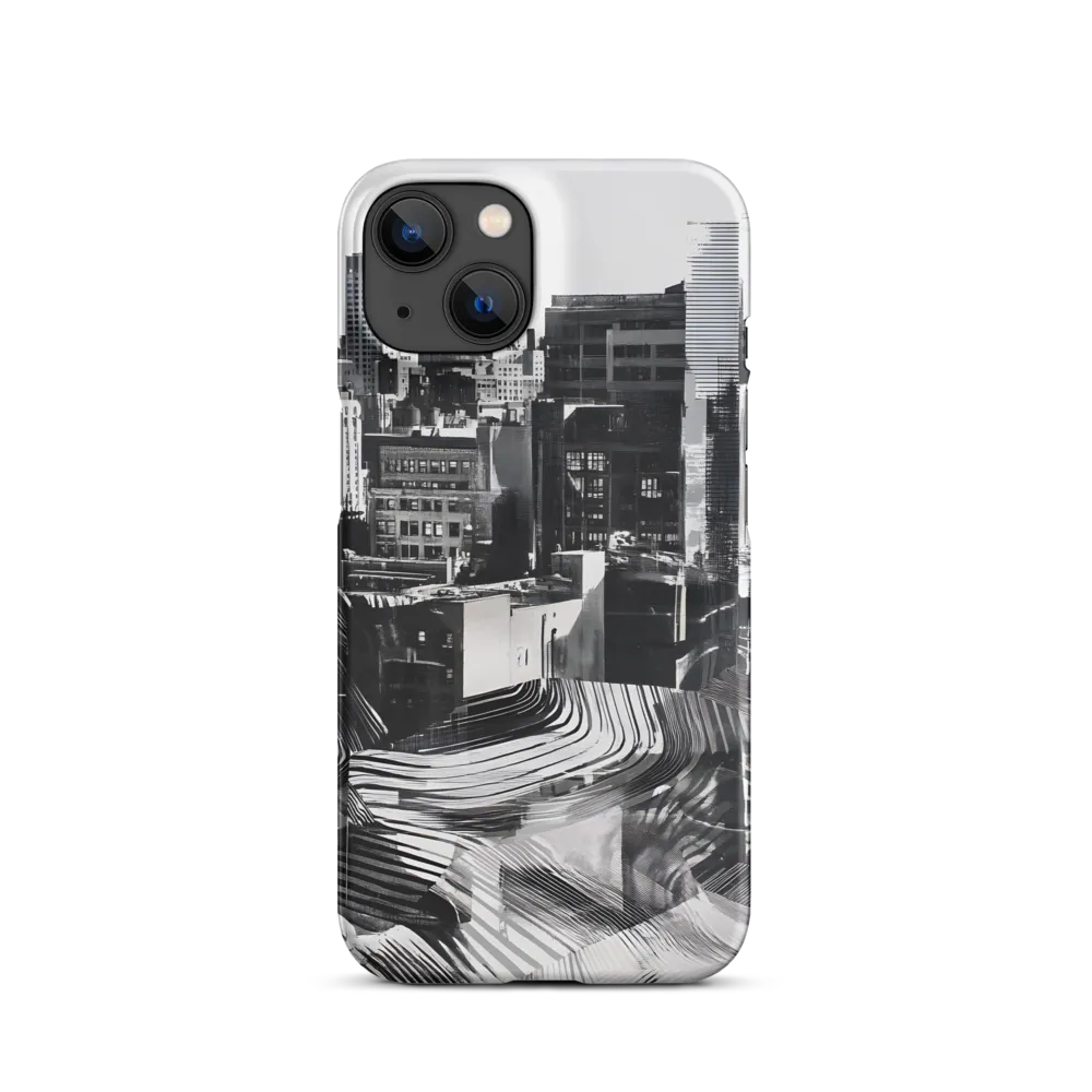 Urban Rhythm in Black and White | Phone Case |  14 | Snap Case | Matte