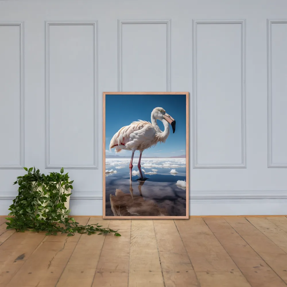Graceful Solitude of a Flamingo
