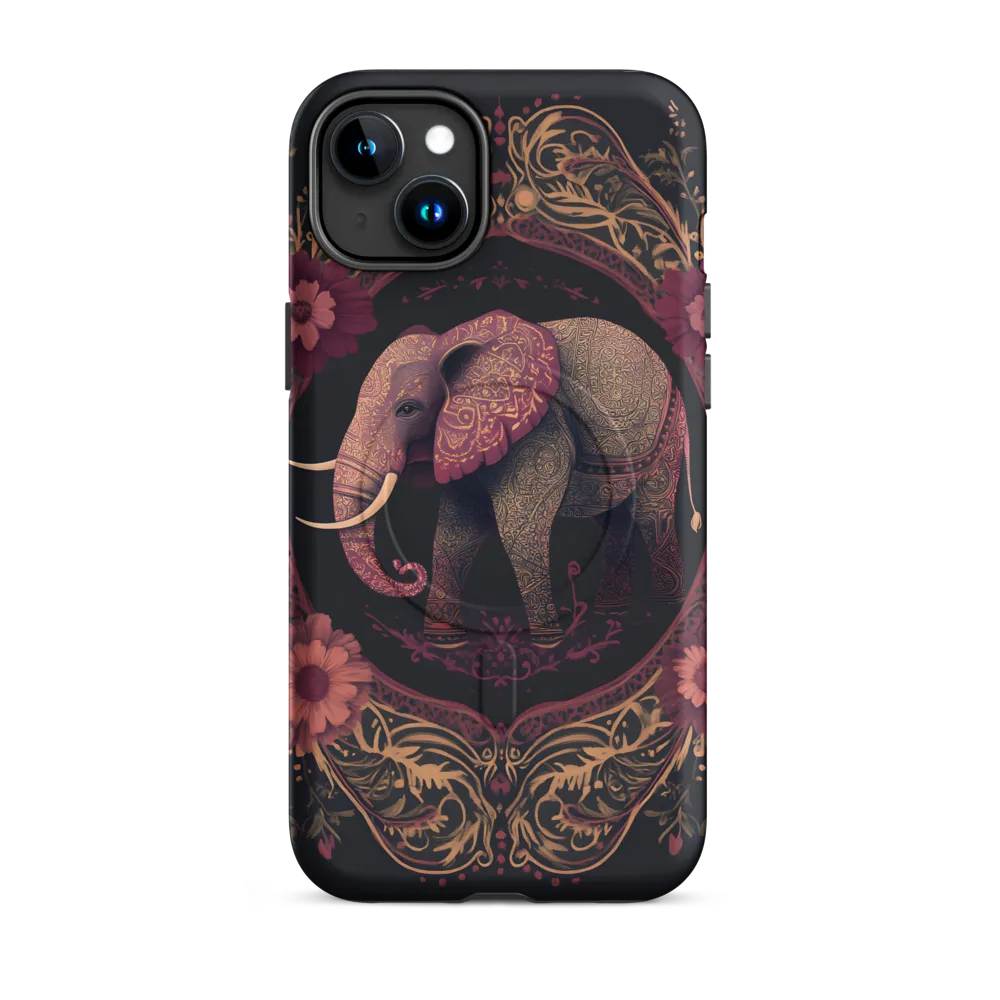 Regal Reverie: The Ornate Elephant | Phone Case |  15 Plus | MagSafe® Tough Case | Matte