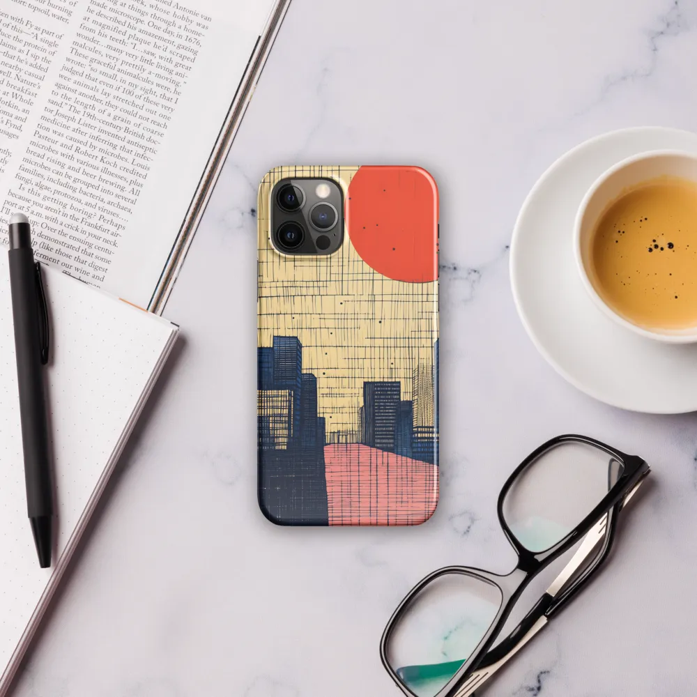 Urban Echoes: A Minimalist Cityscape