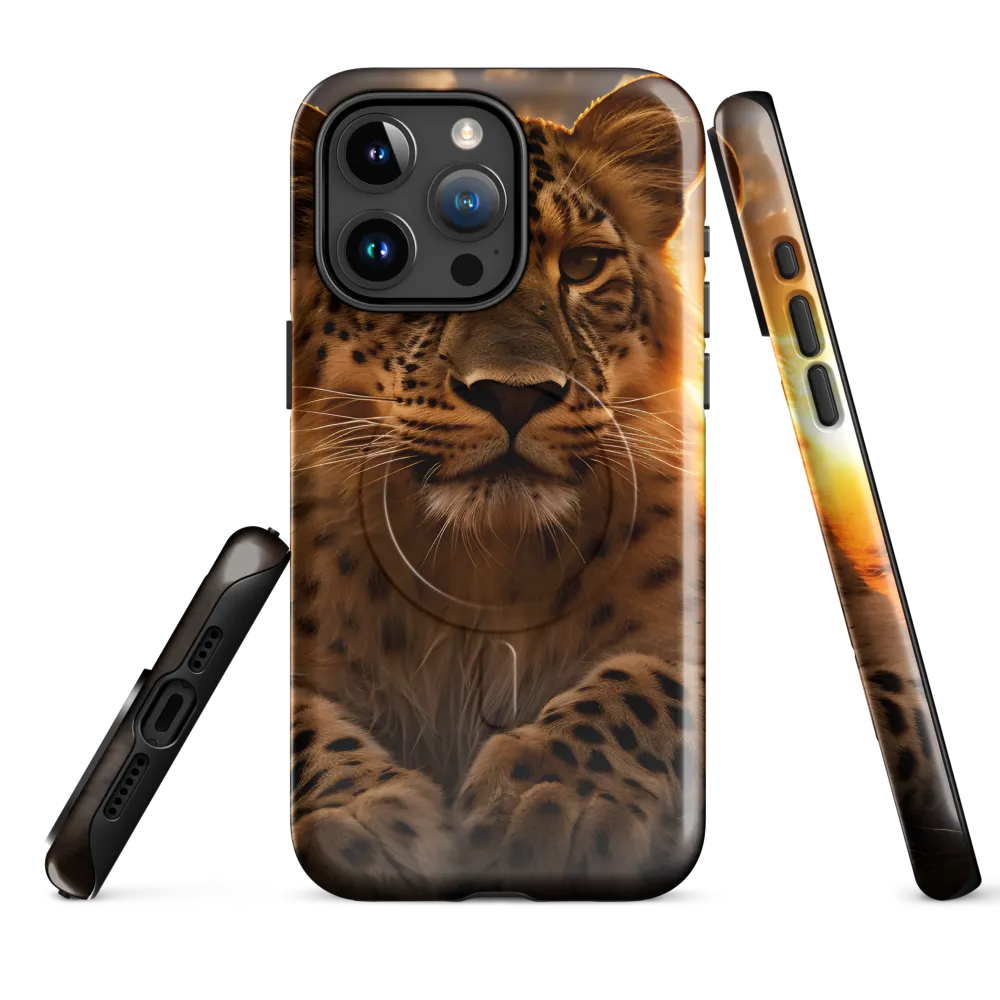 Regal Presence: The Leopard at Sunset