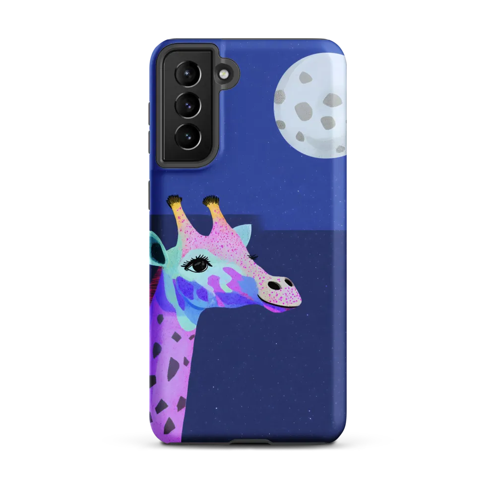 Whimsical Giraffe Under the Stars