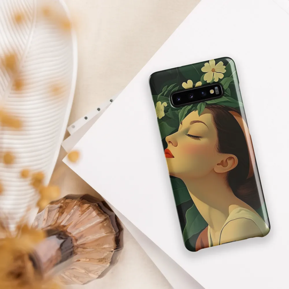 Serenity in Bloom | Phone Case |  S10 Plus | Snap Case | Glossy