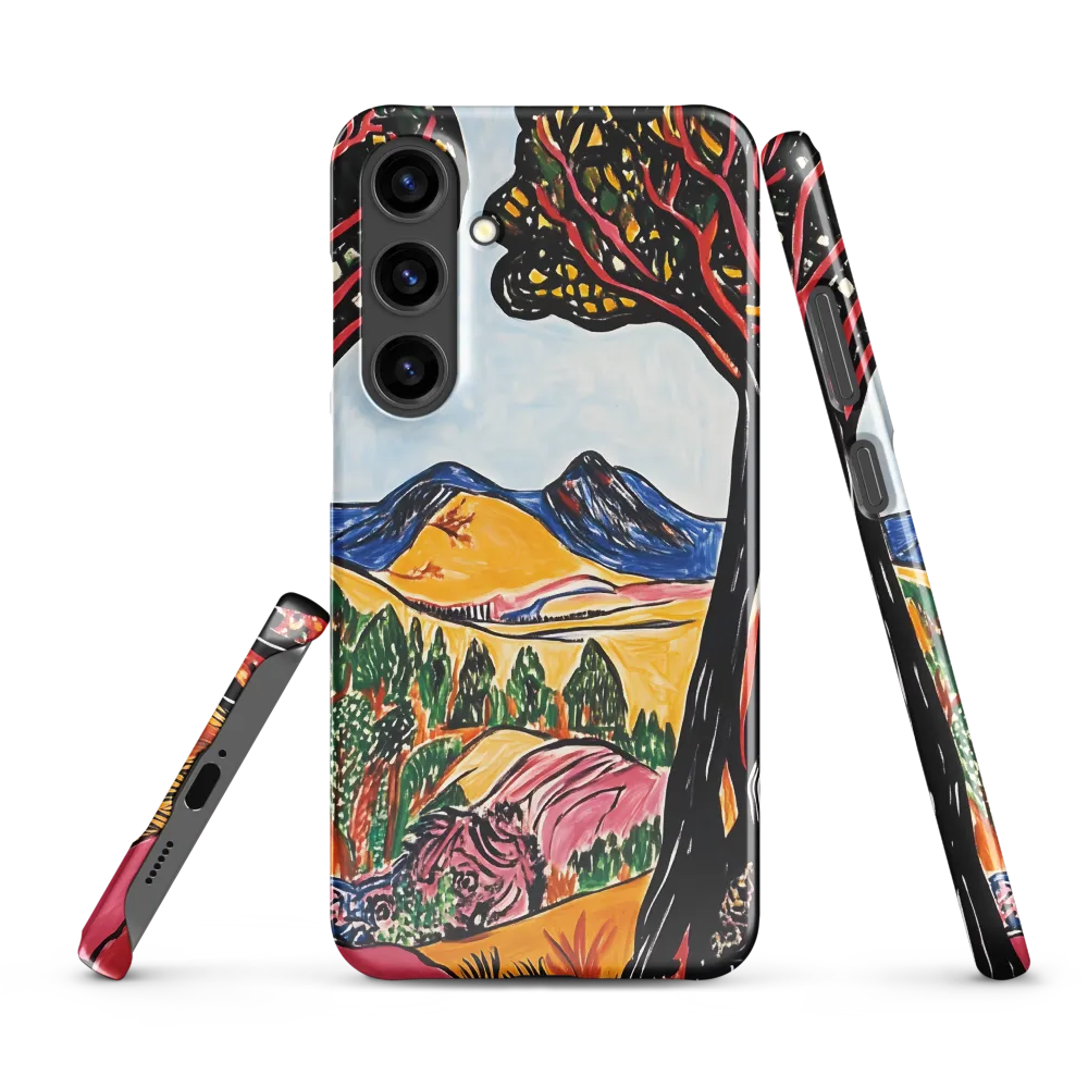 Vibrant Nature's Embrace | Phone Case |  S24 Plus | Snap Case | Glossy
