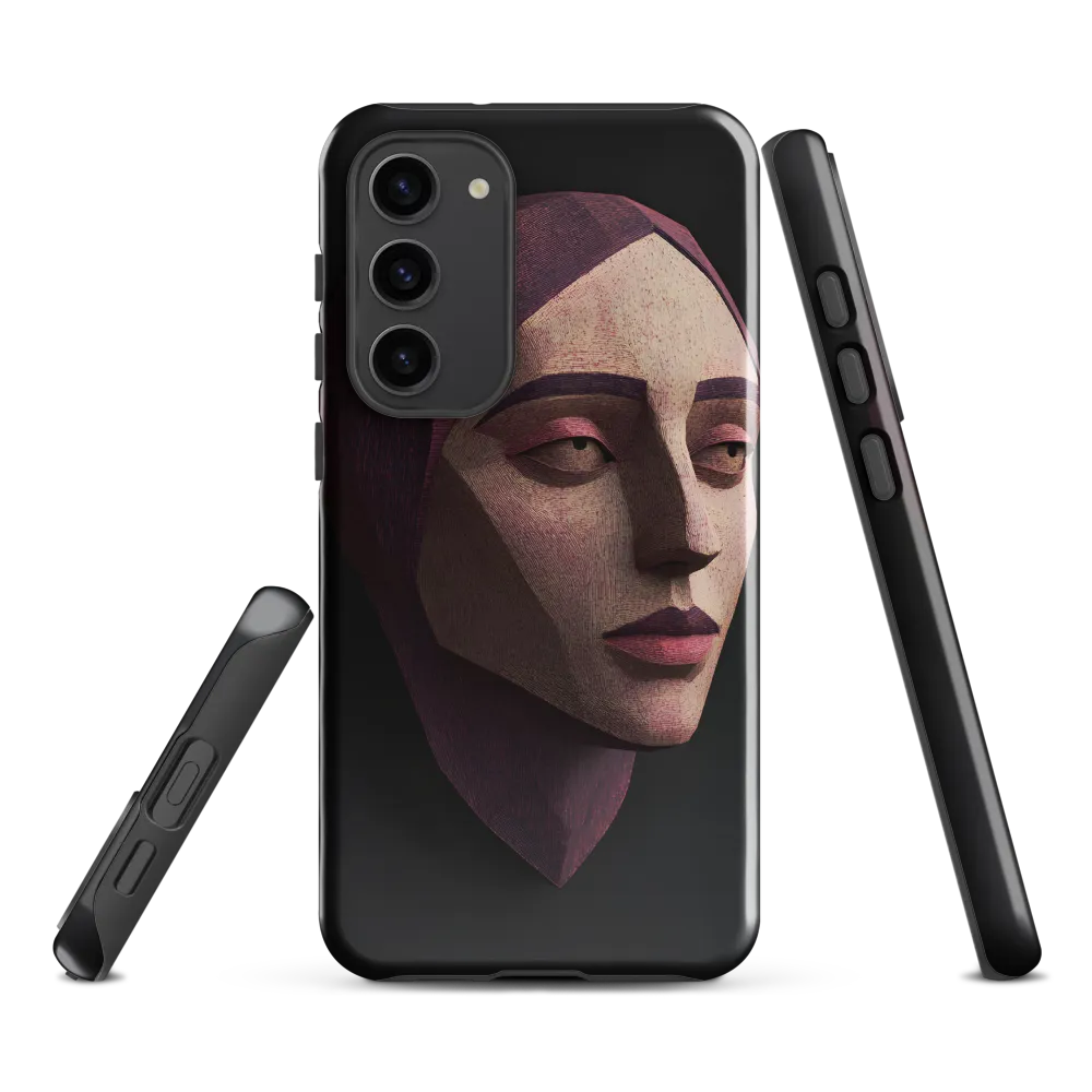 Geometric Elegance: A Contemporary Portrait