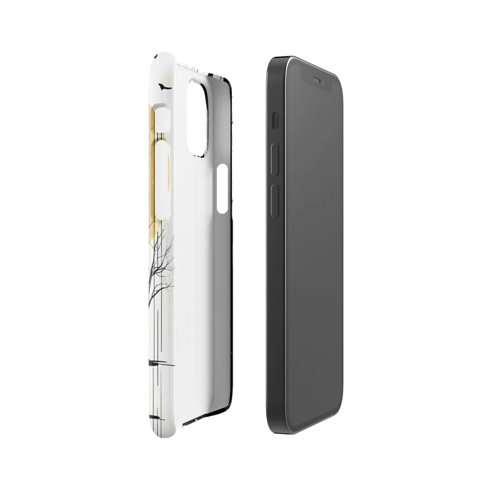 Solitude Under the Yellow Sun | Phone Case |  12 Mini | Snap Case | Glossy