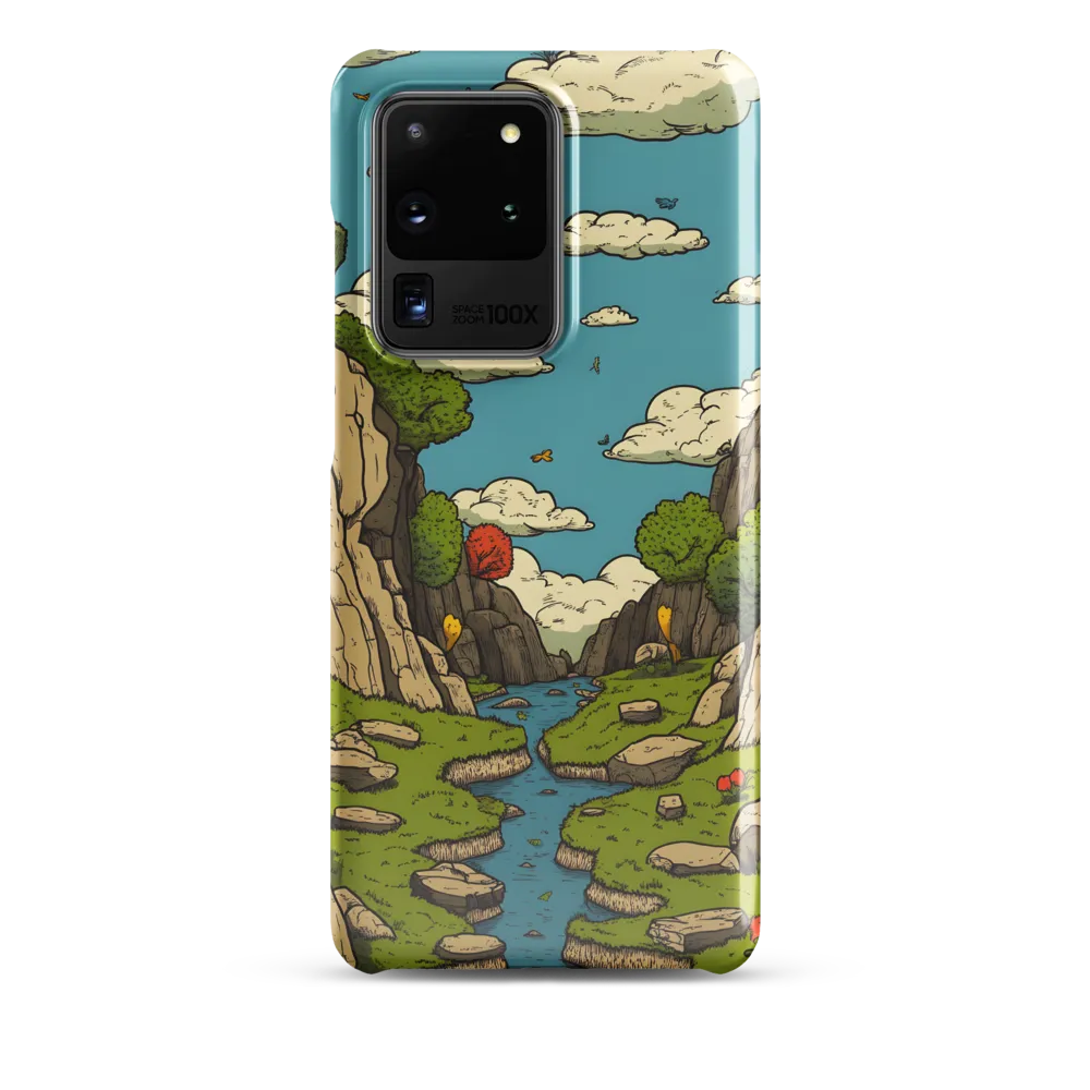 Whimsical Serenity: A Canyon Landscape