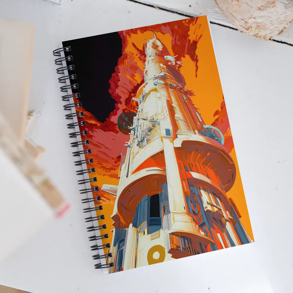 Ascendancy of the Tower | Spiral Notebook