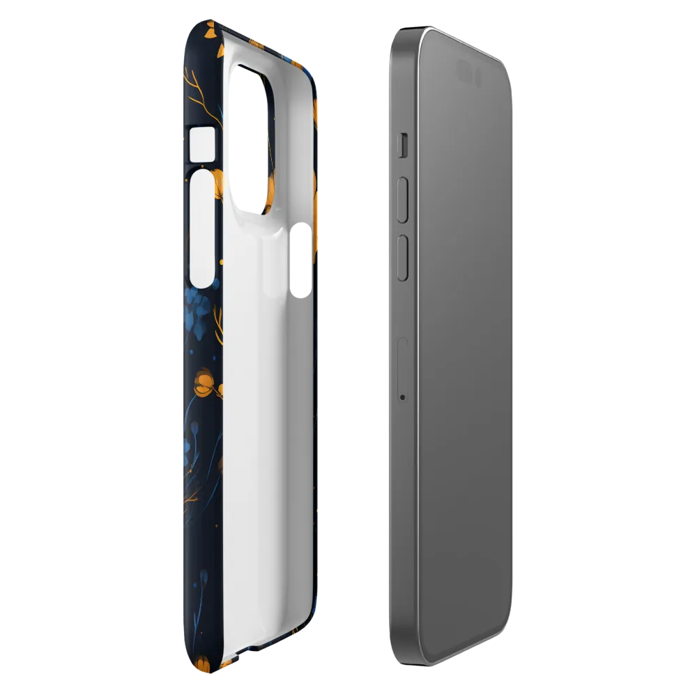 Nocturnal Blossoms | Phone Case |  14 Pro Max | Snap Case | Glossy
