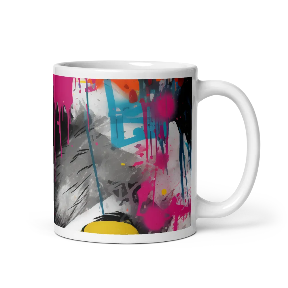 Urban Symphony: The Playful Panda | Mug with White inside | 11 oz